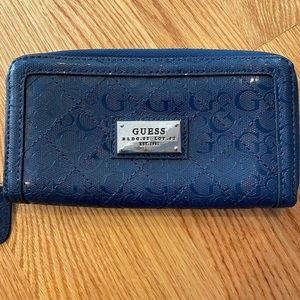 Guess Wallet Navy Blue